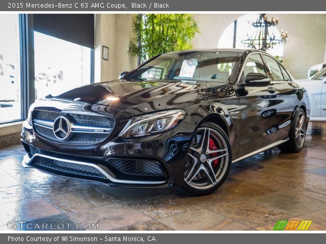 2015 Mercedes-Benz C 63 AMG Coupe in Black
