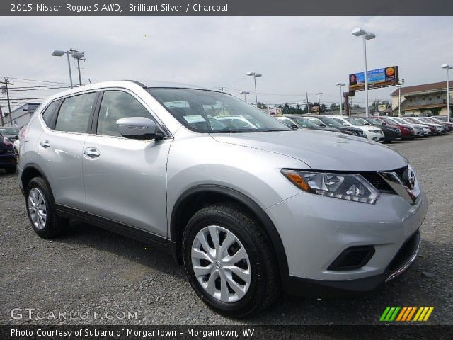 2015 Nissan Rogue S AWD in Brilliant Silver