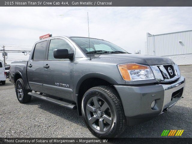 2015 Nissan Titan SV Crew Cab 4x4 in Gun Metallic