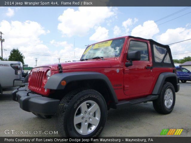 2014 Jeep Wrangler Sport 4x4 in Flame Red