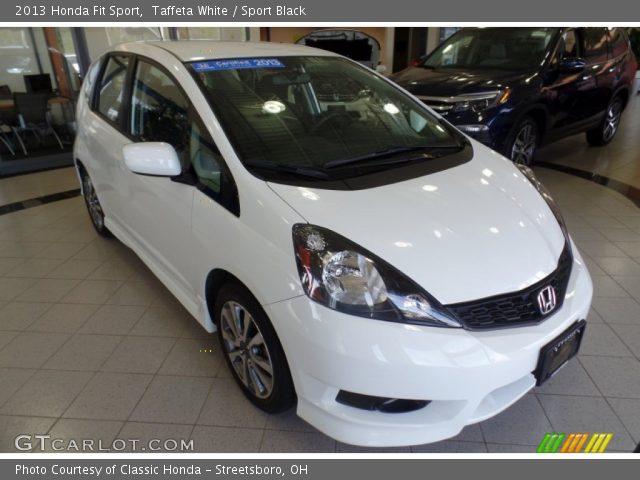 2013 Honda Fit Sport in Taffeta White
