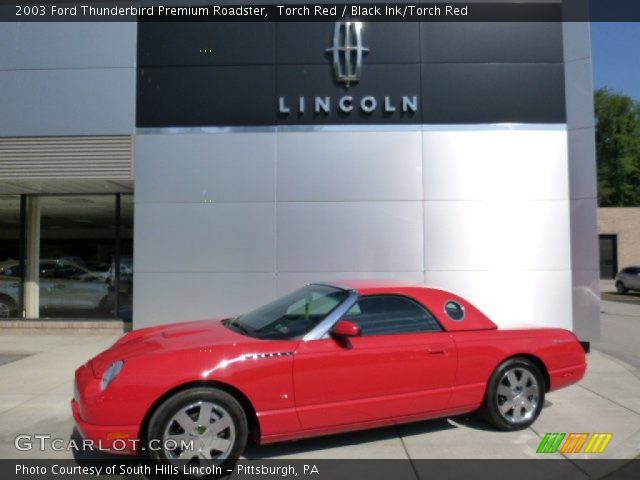 2003 Ford Thunderbird Premium Roadster in Torch Red
