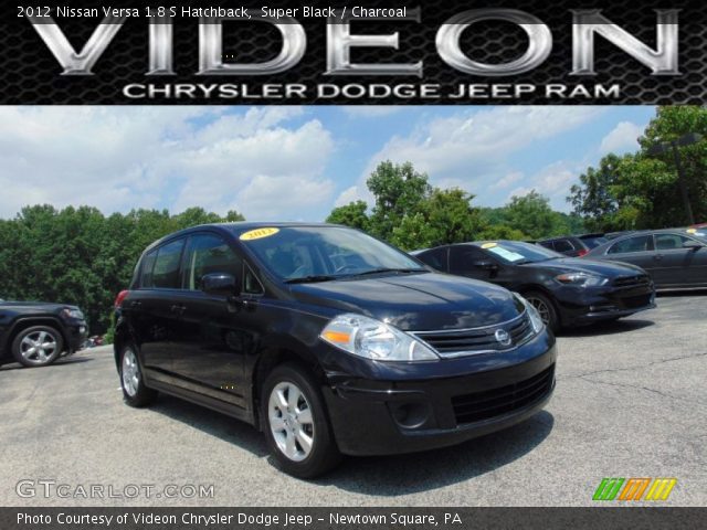 2012 Nissan Versa 1.8 S Hatchback in Super Black