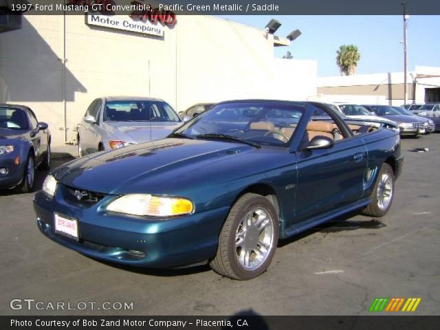 1997 Ford Mustang GT Convertible in Pacific Green Metallic