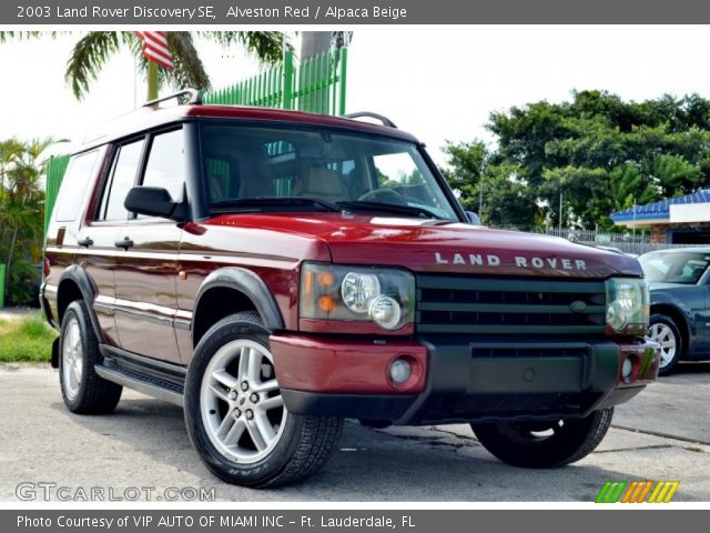 2003 Land Rover Discovery SE in Alveston Red