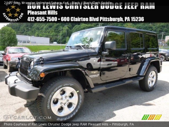 2015 Jeep Wrangler Unlimited Sahara 4x4 in Black