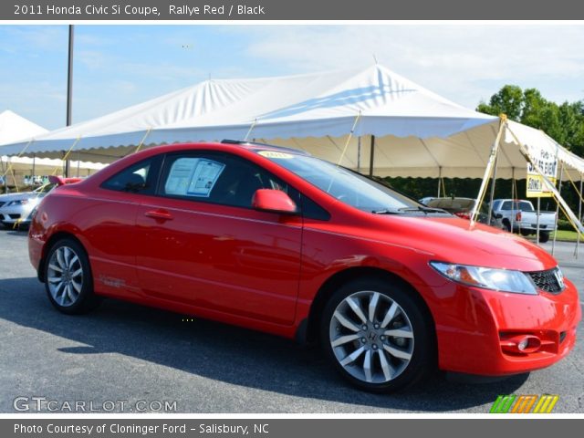 2011 Honda Civic Si Coupe in Rallye Red