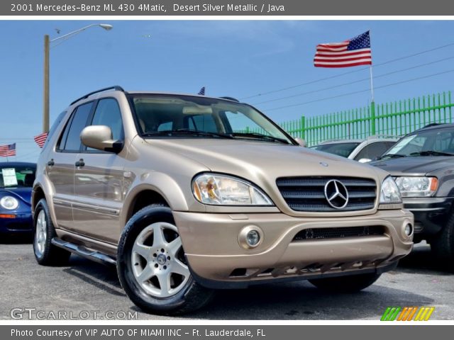 2001 Mercedes-Benz ML 430 4Matic in Desert Silver Metallic