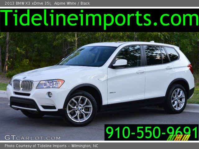 2013 BMW X3 xDrive 35i in Alpine White
