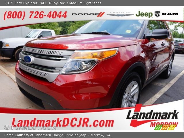 2015 Ford Explorer FWD in Ruby Red