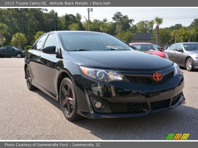 2013 Toyota Camry SE in Attitude Black Metallic