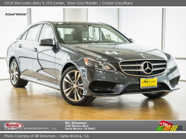2016 Mercedes-Benz E 350 Sedan in Steel Grey Metallic