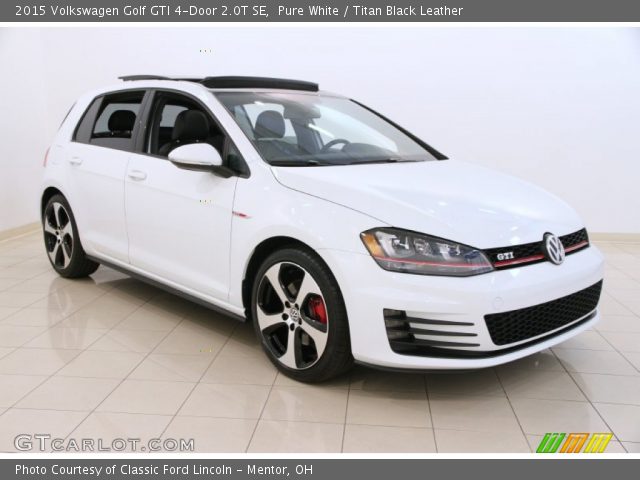 2015 Volkswagen Golf GTI 4-Door 2.0T SE in Pure White