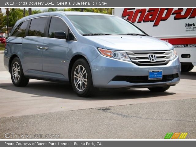 2013 Honda Odyssey EX-L in Celestial Blue Metallic
