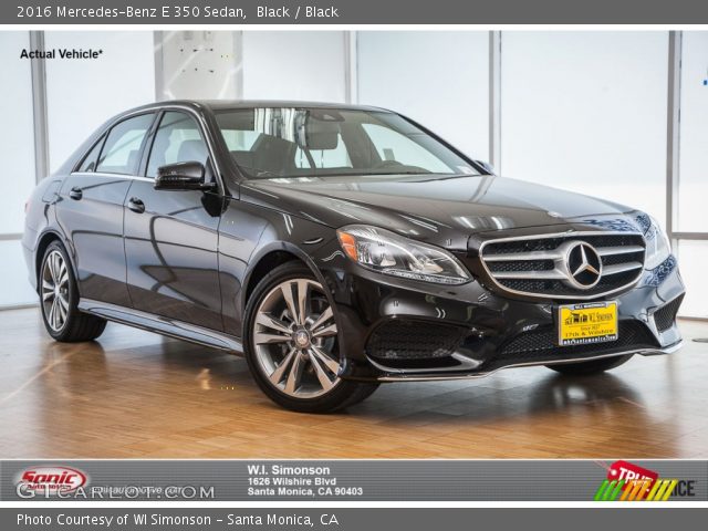 2016 Mercedes-Benz E 350 Sedan in Black