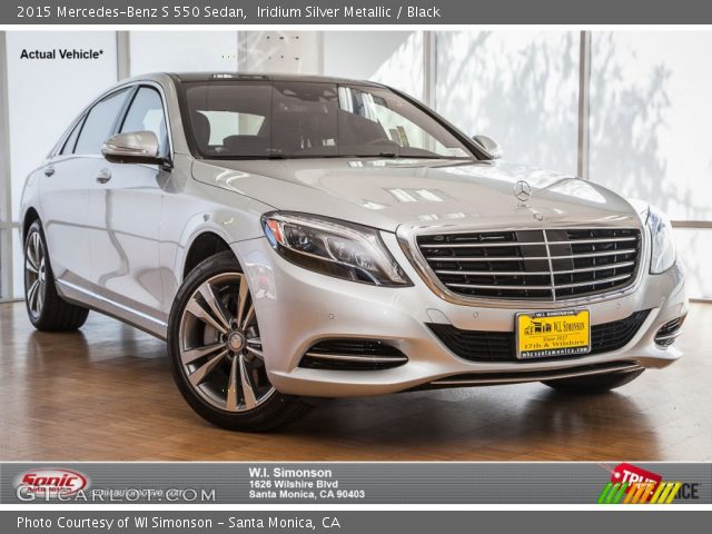 2015 Mercedes-Benz S 550 Sedan in Iridium Silver Metallic