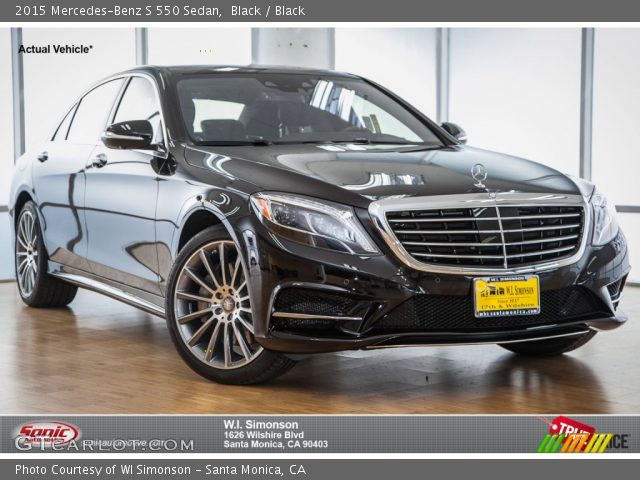 2015 Mercedes-Benz S 550 Sedan in Black