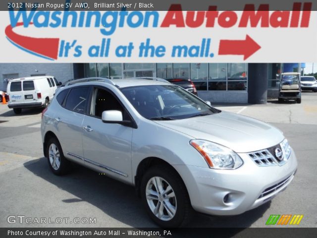 2012 Nissan Rogue SV AWD in Brilliant Silver