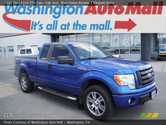 2010 Ford F150 STX SuperCab 4x4 in Blue Flame Metallic