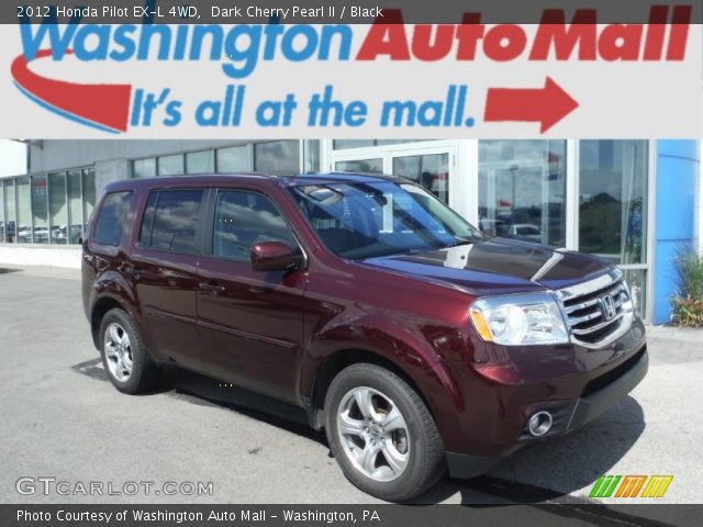 2012 Honda Pilot EX-L 4WD in Dark Cherry Pearl II