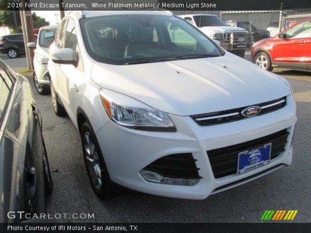 2016 Ford Escape Titanium in White Platinum Metallic