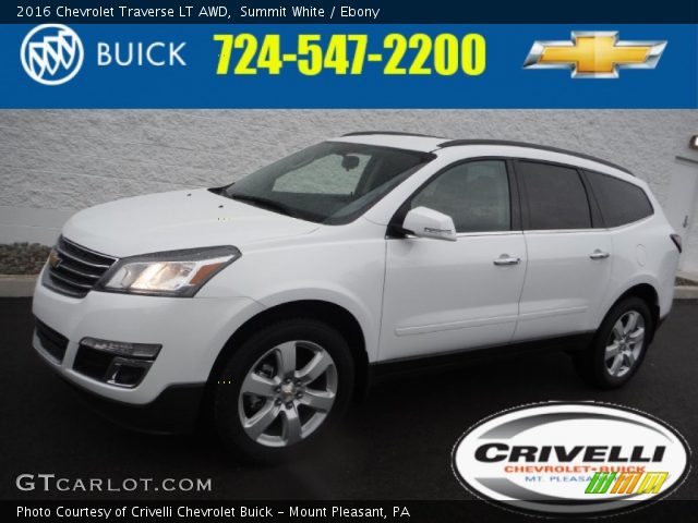2016 Chevrolet Traverse LT AWD in Summit White