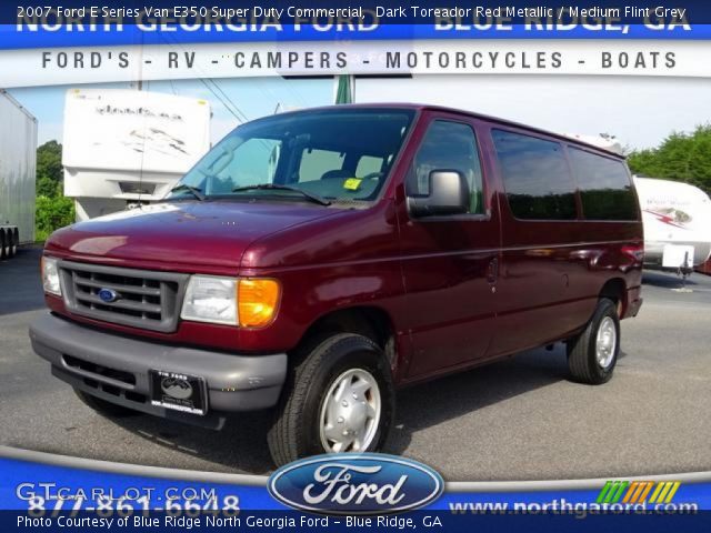 2007 Ford E Series Van E350 Super Duty Commercial in Dark Toreador Red Metallic
