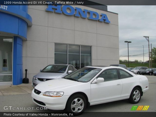 1999 Honda Accord EX V6 Coupe in Taffeta White