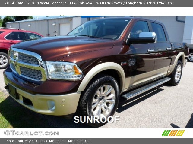 2014 Ram 1500 Laramie Longhorn Crew Cab 4x4 in Western Brown