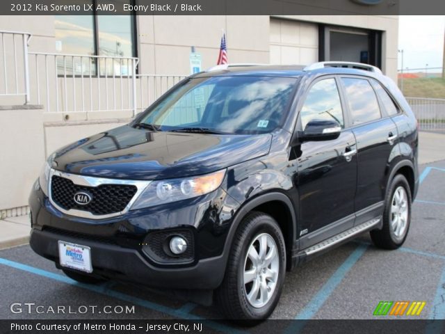 2012 Kia Sorento LX AWD in Ebony Black