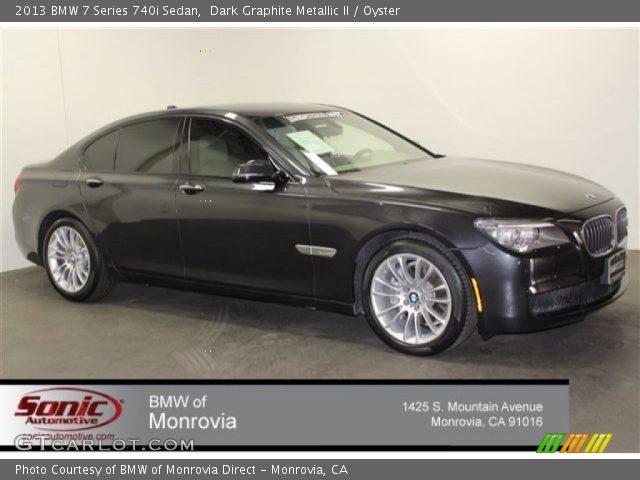 2013 BMW 7 Series 740i Sedan in Dark Graphite Metallic II