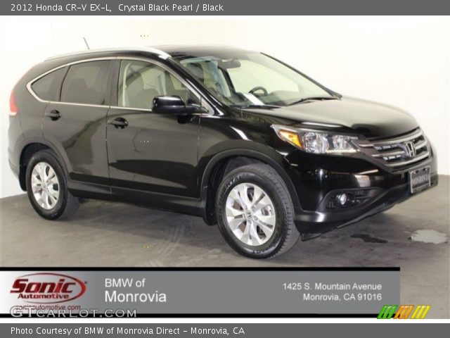 2012 Honda CR-V EX-L in Crystal Black Pearl
