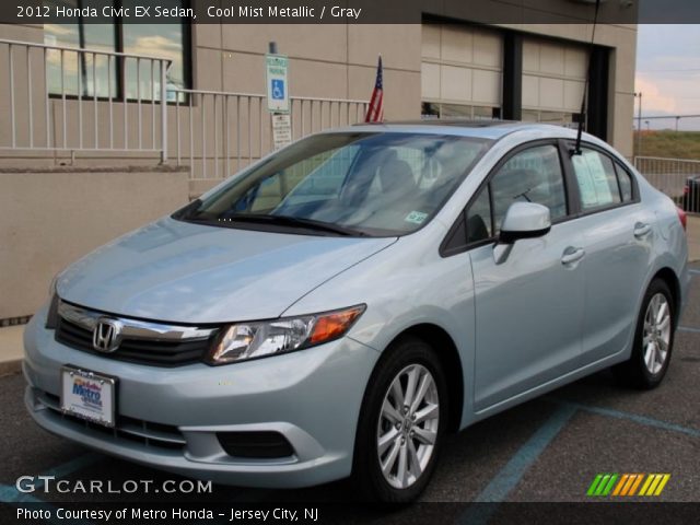 2012 Honda Civic EX Sedan in Cool Mist Metallic