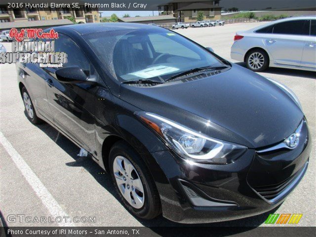 2016 Hyundai Elantra SE in Phantom Black
