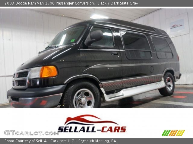 2003 Dodge Ram Van 1500 Passenger Conversion in Black