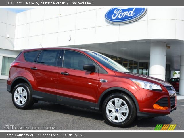 2016 Ford Escape S in Sunset Metallic