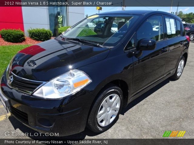 2012 Nissan Versa 1.8 S Hatchback in Super Black