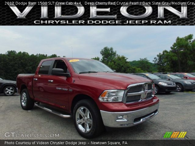 2012 Dodge Ram 1500 SLT Crew Cab 4x4 in Deep Cherry Red Crystal Pearl