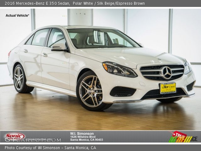 2016 Mercedes-Benz E 350 Sedan in Polar White