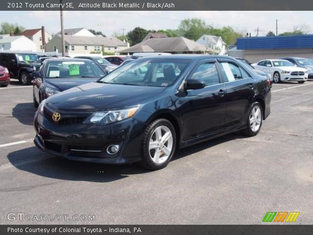 2012 Toyota Camry SE in Attitude Black Metallic