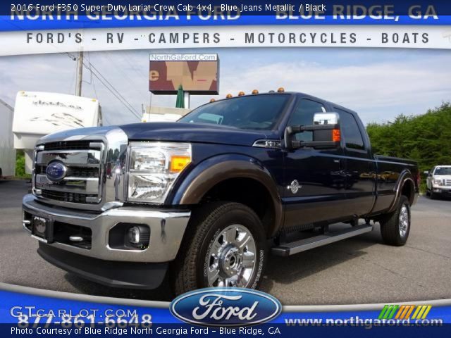 2016 Ford F350 Super Duty Lariat Crew Cab 4x4 in Blue Jeans Metallic