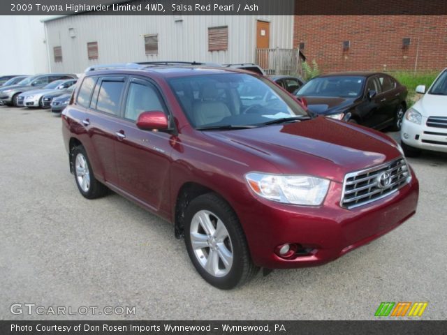 2009 Toyota Highlander Limited 4WD in Salsa Red Pearl