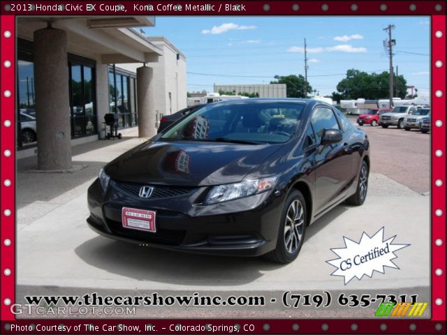 2013 Honda Civic EX Coupe in Kona Coffee Metallic