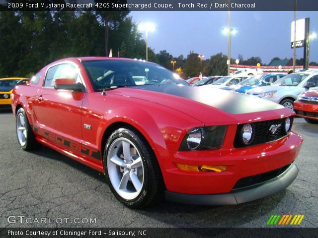 2009 Ford Mustang Racecraft 420S Supercharged Coupe in Torch Red