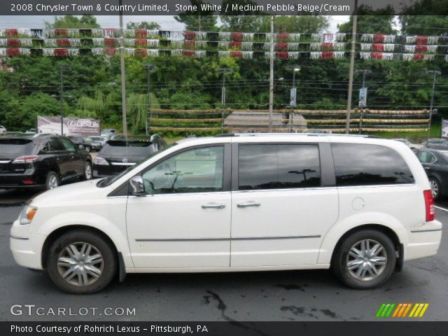 2008 Chrysler Town & Country Limited in Stone White