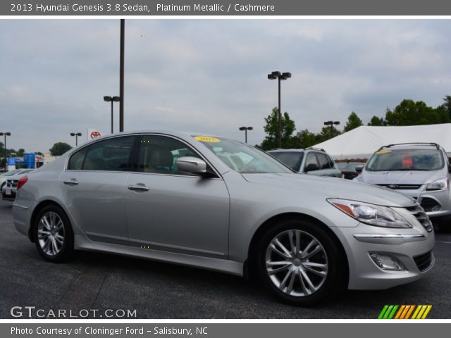 2013 Hyundai Genesis 3.8 Sedan in Platinum Metallic