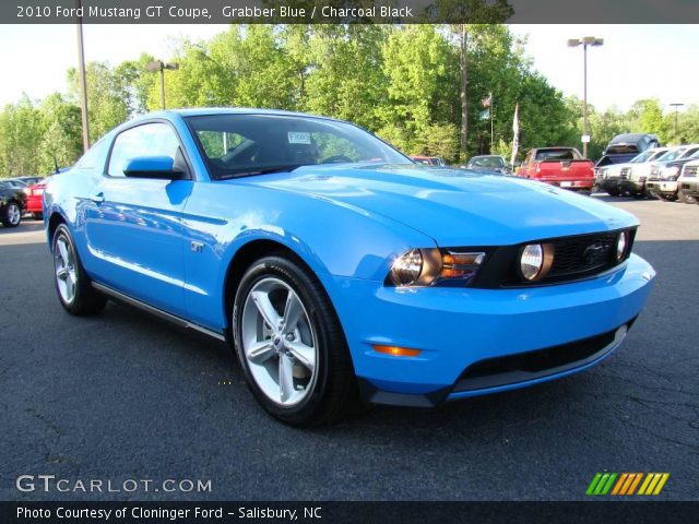 2010 Ford Mustang GT Coupe in Grabber Blue