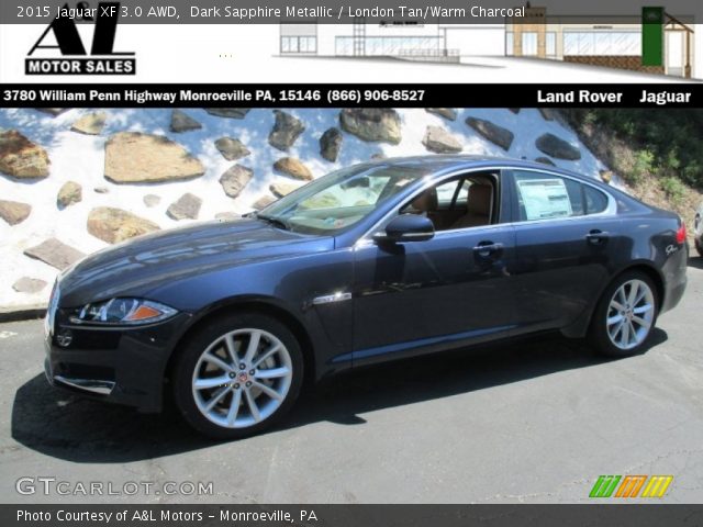 2015 Jaguar XF 3.0 AWD in Dark Sapphire Metallic