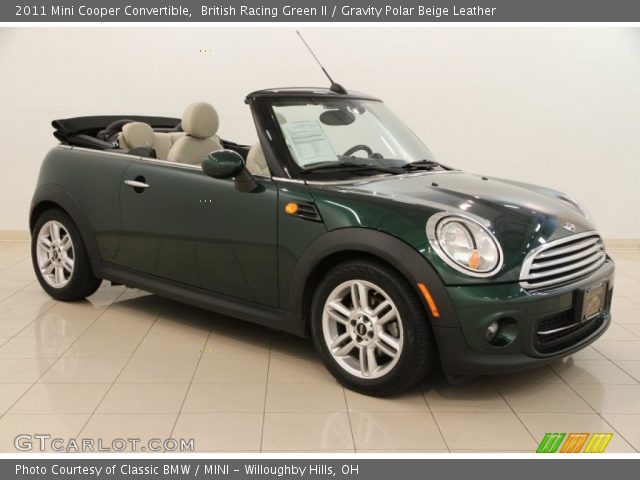 2011 Mini Cooper Convertible in British Racing Green II