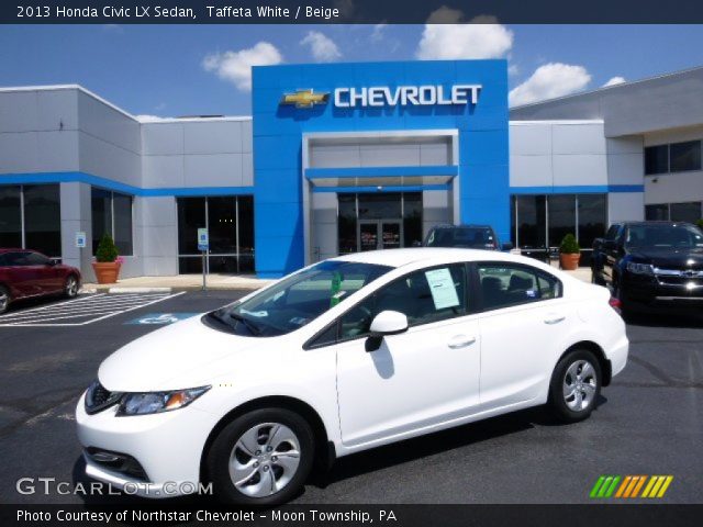 2013 Honda Civic LX Sedan in Taffeta White